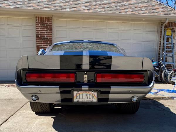 Classic Shelby GT500 freshly detailed in a driveway